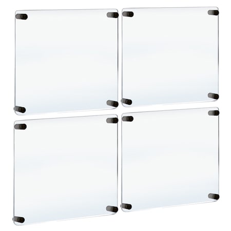 Gallery Wall Set Of Four Floating Frames With Stand Off Caps: Overall Frame Size: 20in. X 20in.